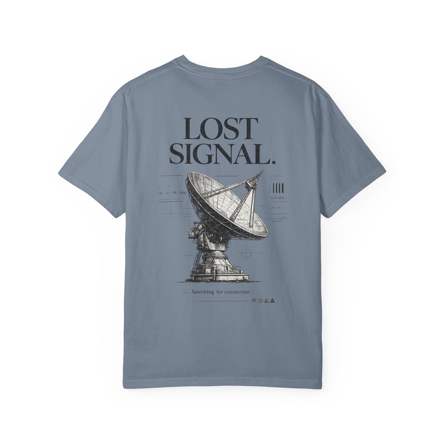 Lost Signal — Premium Vintage Satellite Streetwear T-Shirt