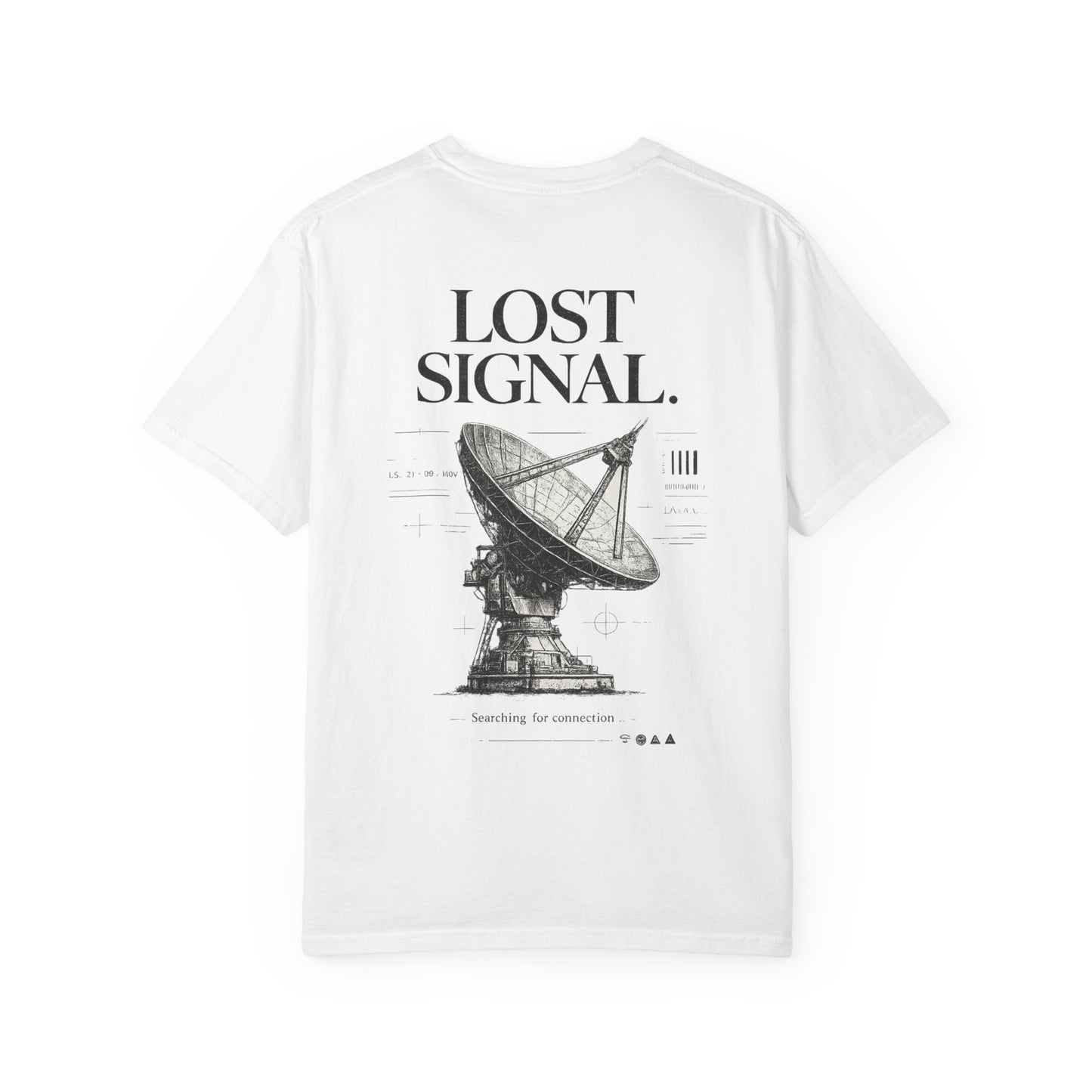 Lost Signal — Premium Vintage Satellite Streetwear T-Shirt