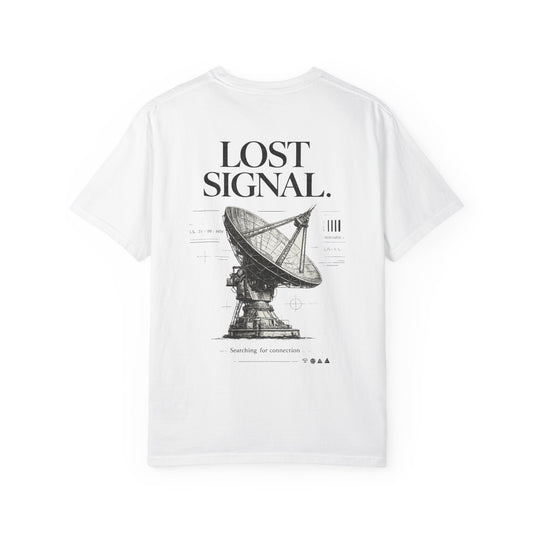 Lost Signal — Premium Vintage Satellite Streetwear T-Shirt