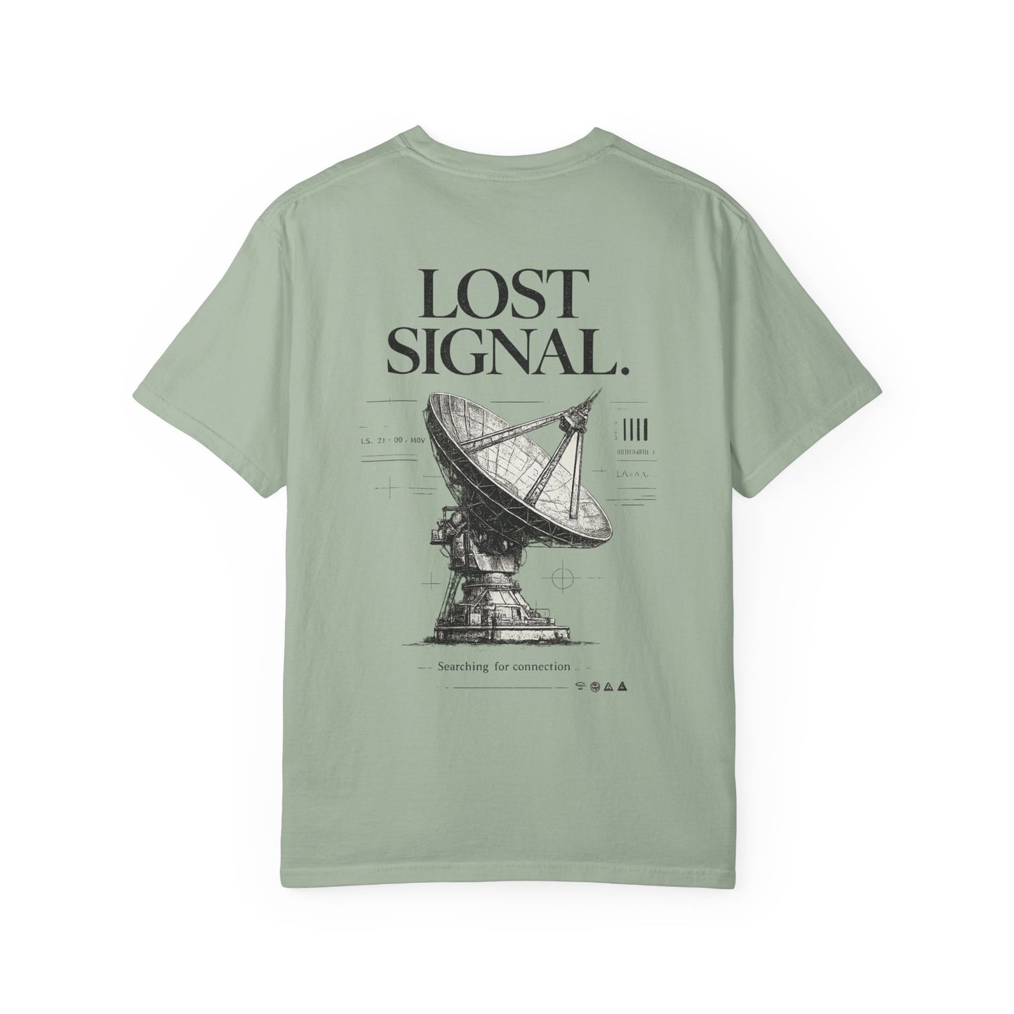 Lost Signal — Premium Vintage Satellite Streetwear T-Shirt